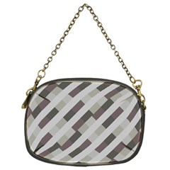 Pale Multicolored Stripes Pattern Chain Purse (two Sides) by dflcprintsclothing