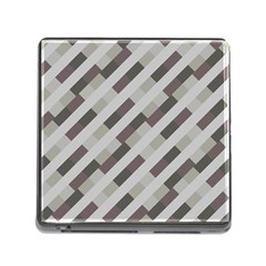 Pale Multicolored Stripes Pattern Memory Card Reader (square 5 Slot) by dflcprintsclothing