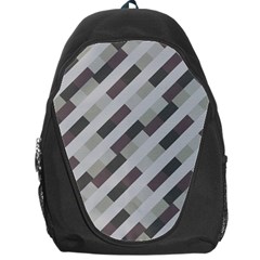 Pale Multicolored Stripes Pattern Backpack Bag