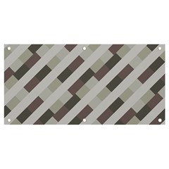 Pale Multicolored Stripes Pattern Banner And Sign 4  X 2  by dflcprintsclothing