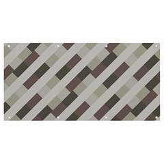 Pale Multicolored Stripes Pattern Banner And Sign 8  X 4 