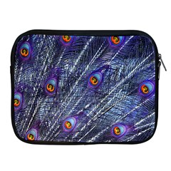 Peacock-feathers-color-plumage Blue Apple Ipad 2/3/4 Zipper Cases by danenraven