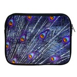 Peacock-feathers-color-plumage Blue Apple iPad 2/3/4 Zipper Cases Front