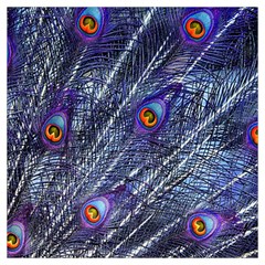 Peacock-feathers-color-plumage Blue Lightweight Scarf  by danenraven