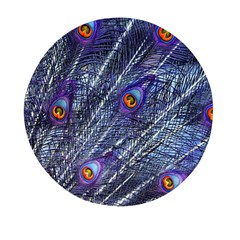 Peacock-feathers-color-plumage Blue Mini Round Pill Box (pack Of 3) by danenraven