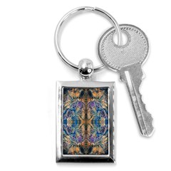 Blend Friday  Key Chain (rectangle) by kaleidomarblingart