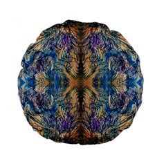 Blend Friday  Standard 15  Premium Flano Round Cushions by kaleidomarblingart