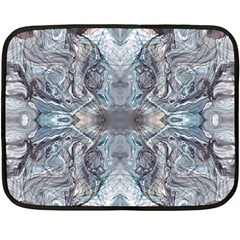 Abstract Marble One Side Fleece Blanket (mini) by kaleidomarblingart