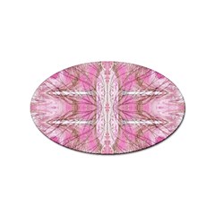 Pink Arabesque Iv Sticker Oval (10 Pack) by kaleidomarblingart