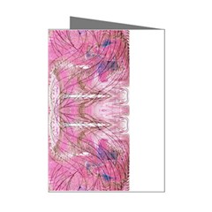 Pink Arabesque Iv Mini Greeting Cards (pkg Of 8) by kaleidomarblingart