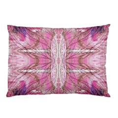 Pink Arabesque Iv Pillow Case by kaleidomarblingart