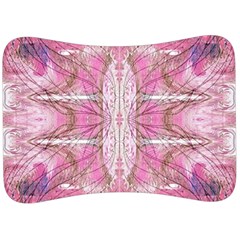 Pink Arabesque Iv Velour Seat Head Rest Cushion by kaleidomarblingart