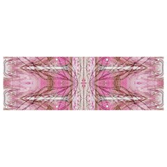 Pink Arabesque Iv Banner And Sign 9  X 3  by kaleidomarblingart