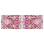 Pink arabesque IV Banner and Sign 9  x 3  Front