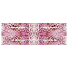 Pink Arabesque Iv Banner And Sign 12  X 4  by kaleidomarblingart