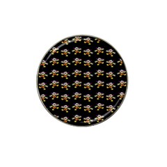 Dancing Clowns Black Hat Clip Ball Marker by TetiBright