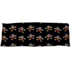 Dancing Clowns Black Body Pillow Case (dakimakura) by TetiBright