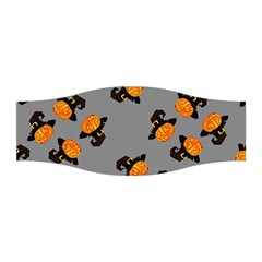 Pumpkin Heads With Hat Gray Stretchable Headband by TetiBright