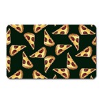 Pizza Slices Pattern Green Magnet (Rectangular) Front