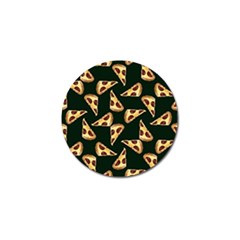 Pizza Slices Pattern Green Golf Ball Marker by TetiBright