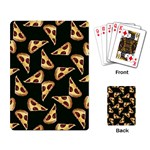 Pizza Slices Pattern Green Playing Cards Single Design (Rectangle) Back