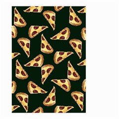 Pizza Slices Pattern Green Small Garden Flag (two Sides) by TetiBright