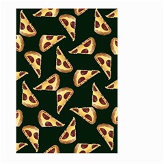 Pizza Slices Pattern Green Large Garden Flag (two Sides) by TetiBright