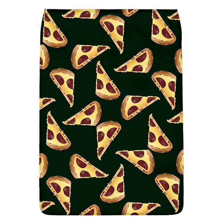 Pizza Slices Pattern Green Removable Flap Cover (L)