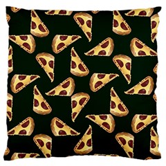 Pizza Slices Pattern Green Standard Flano Cushion Case (two Sides) by TetiBright