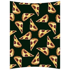 Pizza Slices Pattern Green Back Support Cushion by TetiBright