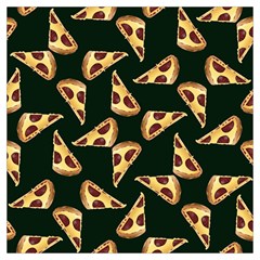 Pizza Slices Pattern Green Lightweight Scarf  by TetiBright