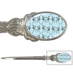 Jogging Lady On Blue Letter Opener by TetiBright