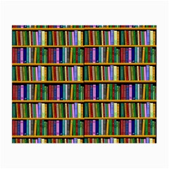 Books On A Shelf Small Glasses Cloth