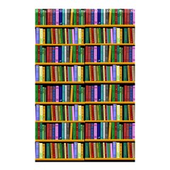 Books On A Shelf Shower Curtain 48  x 72  (Small) 