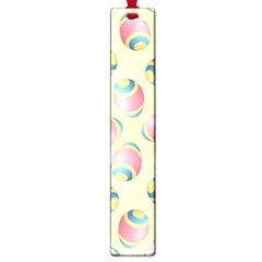 Colorful Easter Eggs Pattern Green Large Book Marks by TetiBright