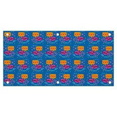 Speak Love Pattern On Blue Banner And Sign 6  X 3  by TetiBright