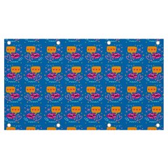 Speak Love Pattern On Blue Banner And Sign 7  X 4  by TetiBright