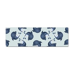 Blue Dolphins Pattern Sticker Bumper (100 Pack) by TetiBright