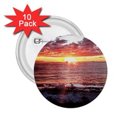 Tropical Sunset 2 25  Buttons (10 Pack)  by StarvingArtisan