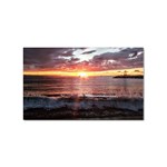 Tropical Sunset Sticker Rectangular (100 pack) Front