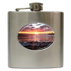 Tropical Sunset Hip Flask (6 Oz) by StarvingArtisan