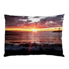 Tropical Sunset Pillow Case (two Sides) by StarvingArtisan