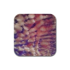 Couds Rubber Square Coaster (4 Pack) by StarvingArtisan