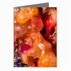 Multicolored Melted Wax Texture Greeting Cards (pkg Of 8) by dflcprintsclothing