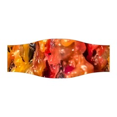 Multicolored Melted Wax Texture Stretchable Headband by dflcprintsclothing