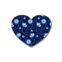 Flower Rubber Coaster (heart) by zappwaits