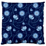 Flower Large Flano Cushion Case (Two Sides) Back