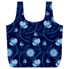 Flower Full Print Recycle Bag (xxl) by zappwaits