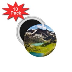 Aerial View Of Mountain And Body Of Water 1 75  Magnets (10 Pack)  by danenraven