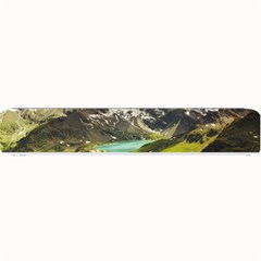 Aerial View Of Mountain And Body Of Water Small Bar Mat by danenraven